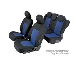 LRPS Set Coprisedili Superior - Nero/Blu per Bmw Serie 3 Gran Turismo (F34) (04/