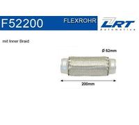 LRT Flessibile Impianto gas scarico Tubo Flessibile Marmitta F52200 203,2 55