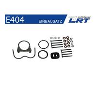LRT Kit di Montaggio Catalizzatore Adatto A per Mercedes-Benz 190 W201 E 2.0