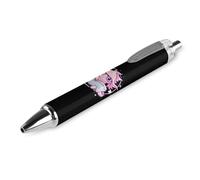 Lrtyuasq Axolotl Reading A Book Penna a sfera personalizzata penna a sfera per uomo donna penne retrattili 0,5 mm blu stampato divertente