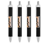 Lrtyuasq Bigfoot - Penne a sfera con stampa "I Believe", stile vintage, per donne e uomini, punta a sfera retrattile da 0,5 mm