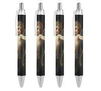 Lrtyuasq Cupido Love God - Penna a sfera retrattile, 0,5 mm, inchiostro nero, per uomo e donna