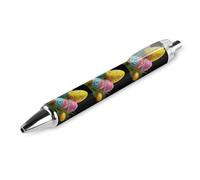 Lrtyuasq Easter Eggs - Penna a sfera retrattile, inchiostro nero, punta fine da 0,5 mm, forniture per ufficio