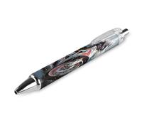 Lrtyuasq Graffiti Pittura Moto Penna A Sfera Retrattile Inchiostro Nero Punta A Sfera 0.5mm Scrittura Liscia Note Prendere Note Accessori Per U