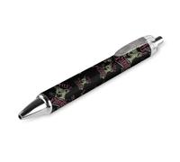 Lrtyuasq I Love My Pitbull - Penna a sfera retrattile da 0,5 mm, inchiostro nero, per uomini e donne