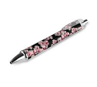 Lrtyuasq Mama I Love Mom Elegante penna a sfera retrattile da 0,5 mm, inchiostro nero per penne diarie