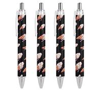 Lrtyuasq Melting Ice Cream Balls - Penna a sfera retrattile, punta fine da 0,5 mm, ad asciugatura rapida, scrittura liscia
