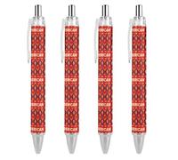 Lrtyuasq Native American Heritage Month Indigenous Pride Penna a sfera retrattile Penna a sfera a inchiostro nero Penne a sfera Regali per studenti Forniture di cancelleria per ufficio