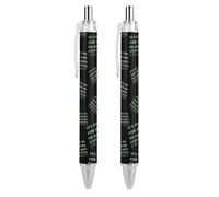 Lrtyuasq OK for Me to Have Everything I Want - Penna a sfera retrattile da 0,5 mm, inchiostro nero, per uomo e donna