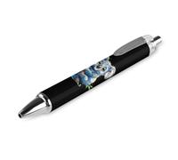 Lrtyuasq Penna a sfera personalizzata Koala penna a sfera per uomo donna penne retrattili 0,5 mm blu divertente stampato