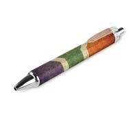 Lrtyuasq Penna a sfera retrattile con bandiera del Sud Africa vintage, penna a sfera da 0,5 mm, penne da lavoro, idea regalo per ufficiale, unisex