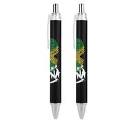 Lrtyuasq Penna a sfera retrattile con scritta "It's in My DNA Jamaican Pride" da 0,5 mm, regalo per ufficiale, unisex