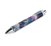 Lrtyuasq Penne a sfera colorate a forma di elefante grigio a forma di stella, penna retrattile, per ufficio, lavoro, aff