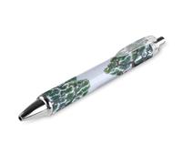 Lrtyuasq Penne a sfera nere, penna a sfera a inchiostro gel, scrittura liscia, retrattile, punta fine da 0,5 mm, per scuola, ufficio, arte della natura, albero estetico