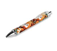 Lrtyuasq Red Pandas - Penna a sfera retrattile, punta fine 0,5, fusto rotondo flessibile, per una scrittura confortevole
