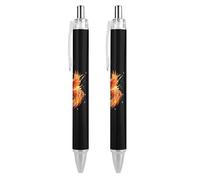 Lrtyuasq Rising Phoenix Fire Fenix Penna a sfera retrattile penna a sfera da lavoro penne a sfera per ufficio forniture scolastiche