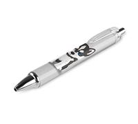 Lrtyuasq Siberian Husky Puppy - Penna a sfera retrattile, punta fine da 0,5 mm, ad asciugatura rapida, scrittura liscia
