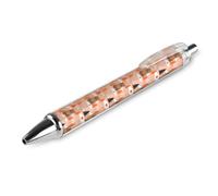 Lrtyuasq Simpatica penna a sfera retrattile Canadian Groundhog 0,5 punta fine fusto rotondo flessibile per una scrittura confortevole