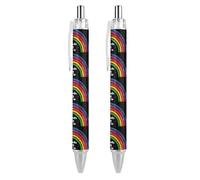 Lrtyuasq Sounds Gay I Am in Penna a sfera con motivo retrattile, fusto rotondo, punta fine, 0,5 mm, 1/2