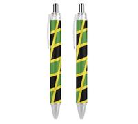 Lrtyuasq Turks and Caicos Lslands Flags - Penne gel a sfera retrattili di alta qualità, con inchiostro nero, impugnatura comoda, scrittura liscia, per diari