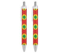 Lrtyuasq U.S.A Oromo Liberation Front Flag - Penna a sfera retrattile da 0,5 mm, inchiostro nero, per uomo e donna