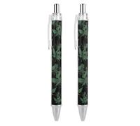 Lrtyuasq Weeds Fairy Elegante penna a sfera retrattile da 0,5 mm, inchiostro nero per diari