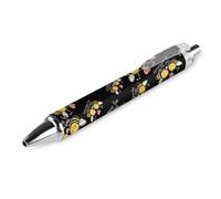 Lrtyuasq Won't You Bee My Sweetheart - Penna a sfera retrattile nera a punta fine da 0,5 mm, ad asciugatura rapida, scrittura liscia