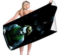 LRUD The Joker - Asciugamano da mare, 70 x 140 cm, telo mare, telo da bagno, grande telo mare per uomo, idea regalo per bambini (A05, 90 x 180 cm)