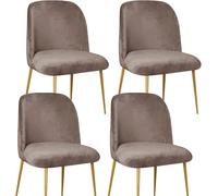 LRXERBYFW Coprisedie in Velluto con Schienale 1/2/4/6 Pezzi,Coprisedie Curvo per Sala da Pranzo,Coprisedie con Schienale Semicircolare Coprisedili Coprisedili