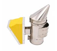 LRXFPIYF Affumicatore con Termico Pratico | Affumicatore con Mantice in Pelle, Efficiente, Fumatore in Acciaio Inossidabile, Apicoltori, Stile C