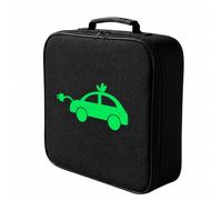 LRXFPIYF Borsa Cavi Maniglia | In Oxford, Custodia con cerniera per Cavo e Spina Ricarica, Resistente, Garage, Viaggi, Guida Quotidiana, Quadrato 3 Strati