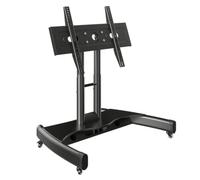 LRXFPIYF Carrello Mobile per Televisione con Base in Acciaio Temprato E Ruote Lisce per Uffici Sale Riunioni Auditorium E Spazi Collaborativi, Stile B