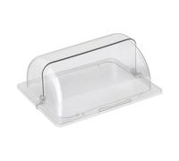 LRXFPIYF Copripiatto con Manico Facile da Pulire Cupola Trasparente a Cupola, Campana Copridolci con Vassoio, Stoviglie, per Buffet, , Ristoratori , 27x33x15.5cm