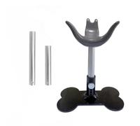 LRXFPIYF Culla per Toelettatura con Supporto in Alluminio E Base a Forma di con Altezza Regolabile da 14 Cm Adatta per Cani di Piccola E Media Taglia Durante il Bagno, Grigio