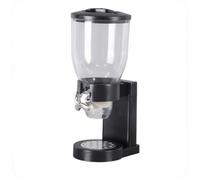 LRXFPIYF Dispenser da Piano in Acrilico Trasparente Robusto Dispenser con Base e Raccoglitrice Grande Capacità Distributorn Rubinetto Manuale, Nero, 3.5L