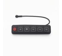 LRXFPIYF Pannello Interruttori Touch 12-24V Pulsantiera Compatto Impianto di Controllo Del Circuito per Fuoristrada, 5P