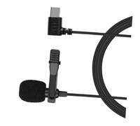 LRXIYODE 1 Pz Microfono Lavalier Clip Type C Riduzione Rumore Microfono Cablato per Registrazione Live Streaming e Voce Facile da Usare Play