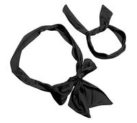 LRXIYODE 1 Set Cintura Bandana Pirata Alla Moda Costumi Fascia Foulard Nero Uomini Accessori Sciarpa Copricapo Per Sciarpe Da Donna Bandana Del Gioco Di Ruolo Dei Pirati Black Stoffa