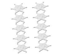 LRXIYODE 10 Distintivi Cosplay in Plastica Accessori Costume Poliziotto Riutilizzabili Leggeri e Resistenti per Feste Halloween