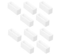 LRXIYODE 10 Pezzi Anelli Passanti Cinturino Orologio in Silicone Bianco 22 Mm Accessori Per Cinturini Smartwatch Resistente Uso Quotidiano