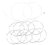 LRXIYODE 10 Pezzi Corde Ricambio per Chitarra Acustica ed Elettrica in Acciaio Inossidabile E Resistenza Elevata e per Chitarra Folk e Heavy Metal Leggere e Portatili per Sostituzione