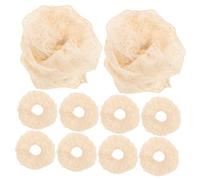 LRXIYODE 10pezzi Eleganti Scrunchies Bianchi Pizzo Accessori Per Morbidi e Confortevoli Per Donne e Ragazze Perfetti Come Fermacoda e Accessori Versatili