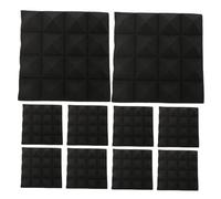 LRXIYODE 10pezzi Pannelli Acustici Fonoassorbenti da Stile per Riduzione Rumore in Studio e Casa Isolamento Acustico ad Alta Densità