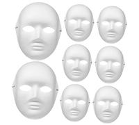 LRXIYODE 12 Maschere Halloween Femminili Maschera Vuota per DIY Pittura Masquerade Party Costume Hip Hop Danza Cosplay