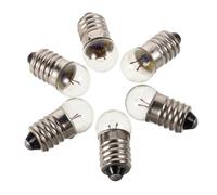 LRXIYODE 12 Pezzi Mini Lampadine a Vite 2,5v 0,3a in Vetro Leggere per Esperimenti Elettrici e Illuminazione Domestica Base a Vite