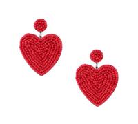 LRXIYODE 1paio Orecchini Cuore Lunghi Per Donne e Ragazze Accessorio Elegante Per e Occasioni Speciali Design Unico e Per Compleanni e Anniversari