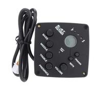 LRXIYODE 1pezzi Pickup Eq Quattro Stadi Per Chitarra Acustica e Tradizionale Microfono Compatto e Leggero Facile Da Installare Raccolta Sonora Professionale Per Strumenti Musicali