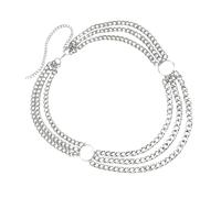 LRXIYODE 1pezzi Retro Multilayer Waist Chain Con Design Unico Per Ragazze Accessorio Elegante Per Occasioni Speciali e Casual Per Abbinamenti Con Jeans e Gonne