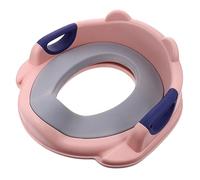 LRXIYODE 1pezzi Sedile Riduttore Per Wc Per Ragazzo Ragazza Ragazza Anello Per Sedile Wc in Pu Design Per Ragazzo e Femmine Fibbia Antiscivolo Facile Pulire