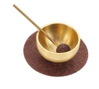 LRXIYODE 1set Ciotole Cantanti Miniature Artigianali Per Meditazione e Terapia Del Suono Include Mazzuolo Per Yoga e Emotivo Adatto Tutti